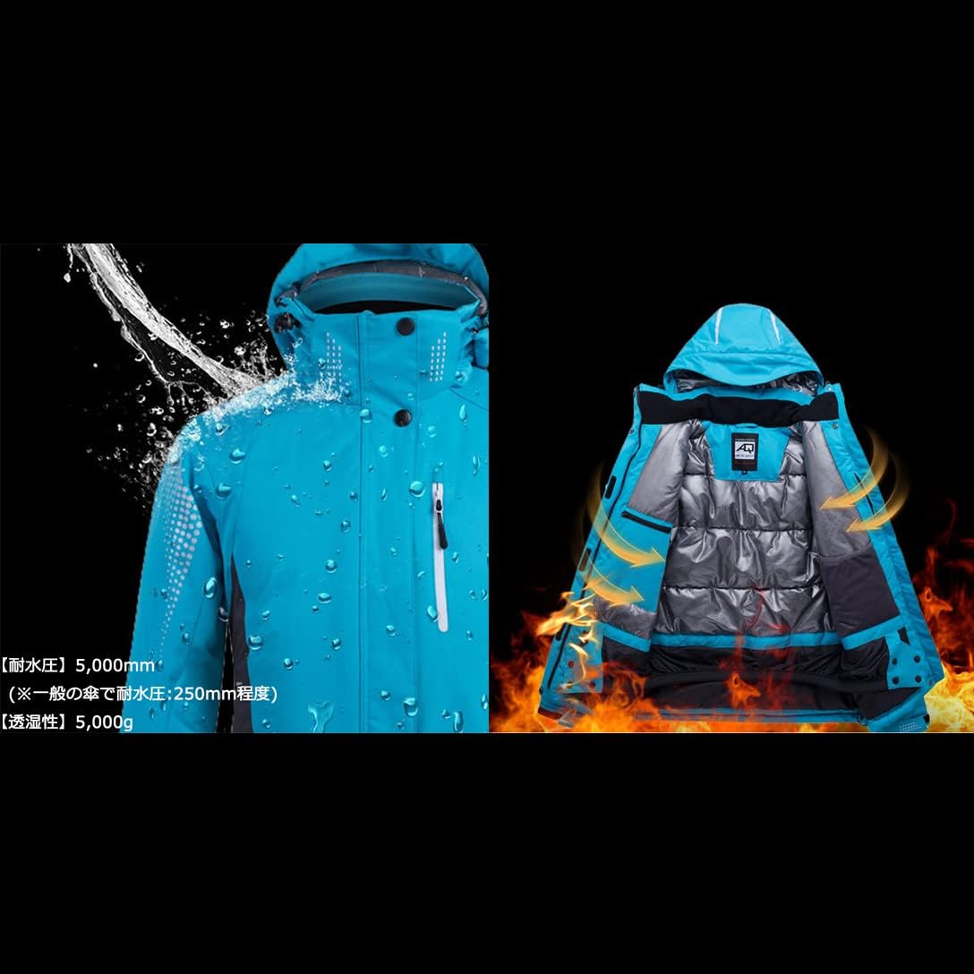 SIGNORMOTO] スキーウェア メンズ 上下セット スノーボードウェア